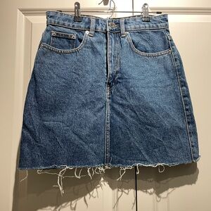 Zara Blue Mini A-line Skirt for Casual Occasions